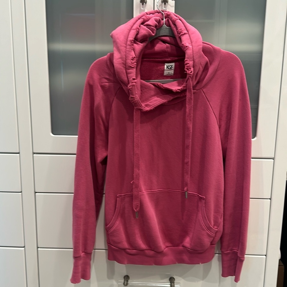 NSF Distressed Hoodie Sz M